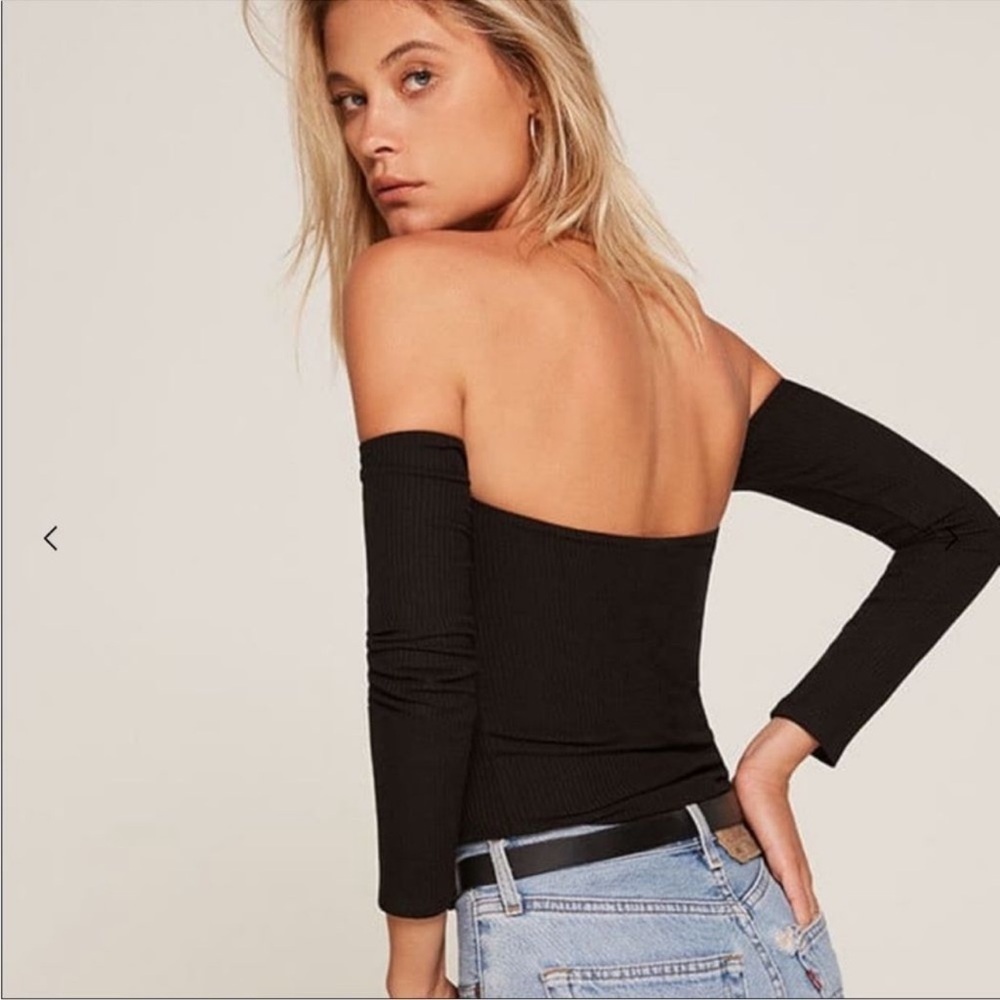 Reformation Off the Shoulder Preston Top